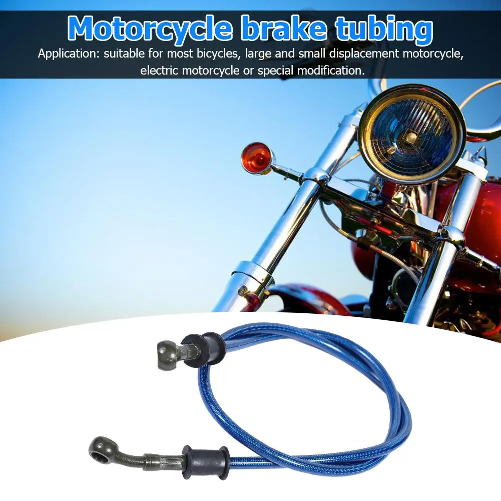 

Грязевой оплетенный стальной шланг для тормозных шлангов, устойчивый к высоким температурам и высоким давлению, универсальный шланг 120 см