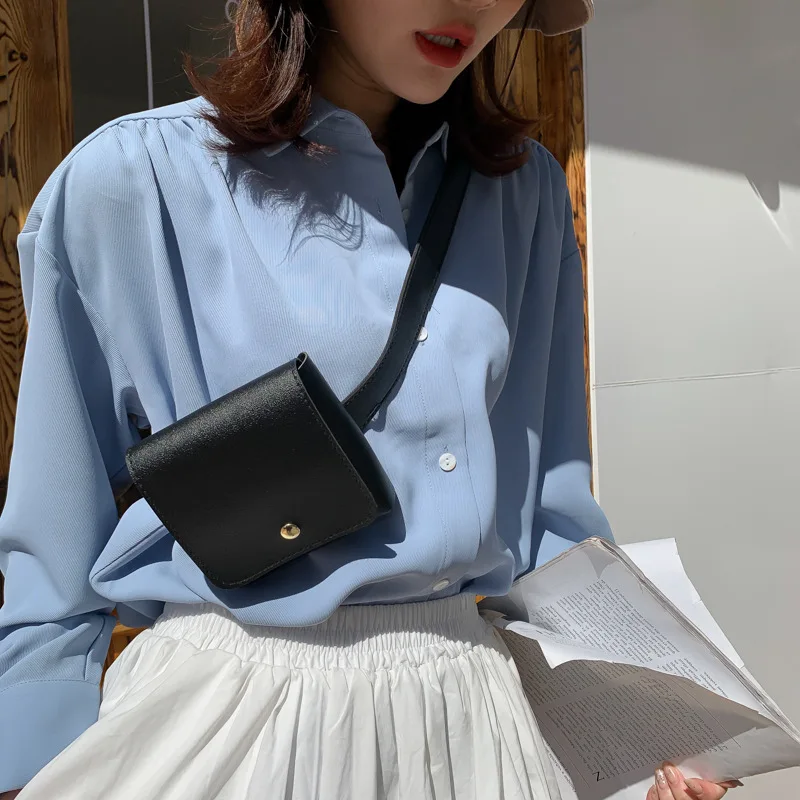 Мода для девочек 2020 маленькая коробка PU кошелек сумка поясная нагрудная через