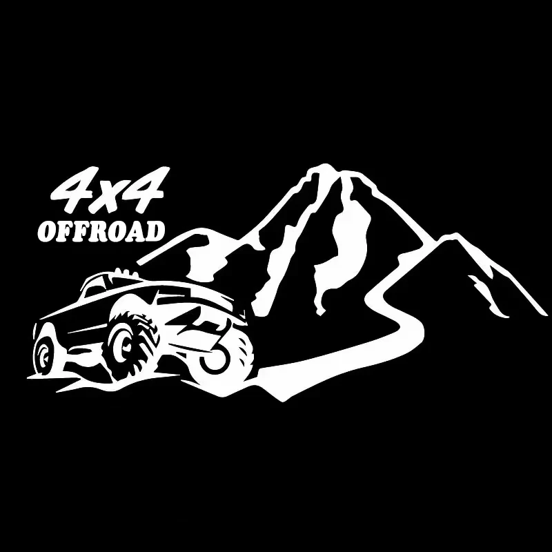 

наклейки на авто 4x4 Внедорожник водонепроницаемые наклейки на машину наклейка для авто автонаклейка стикер этикеты винила наклейки стайлинга автомобилей украшения на бампере автомобиля заднее стекло