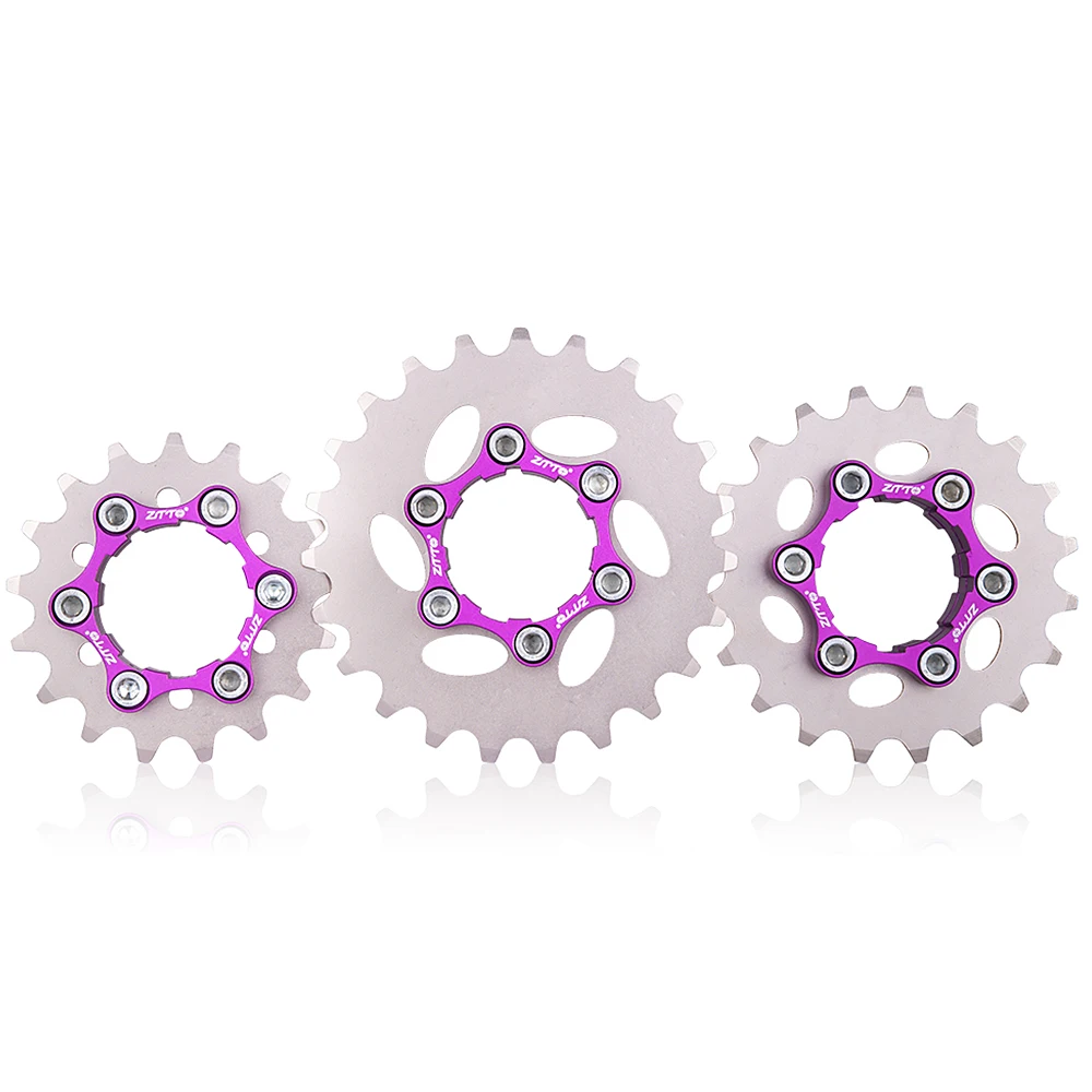 Односкоростная кассета MTB односкоростная Cog 1 скоростная шестерня 16T 17T 18T 20T Freewheel K7