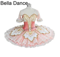 women ballet pancake costume platter bellrina pink tutupink peach fairy princess professional tutu bt9039