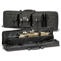 36 42 46 inch molle carrying assault military outdoor tactical airsoft dual soft rifle case double gun bag for outdoor hunting
