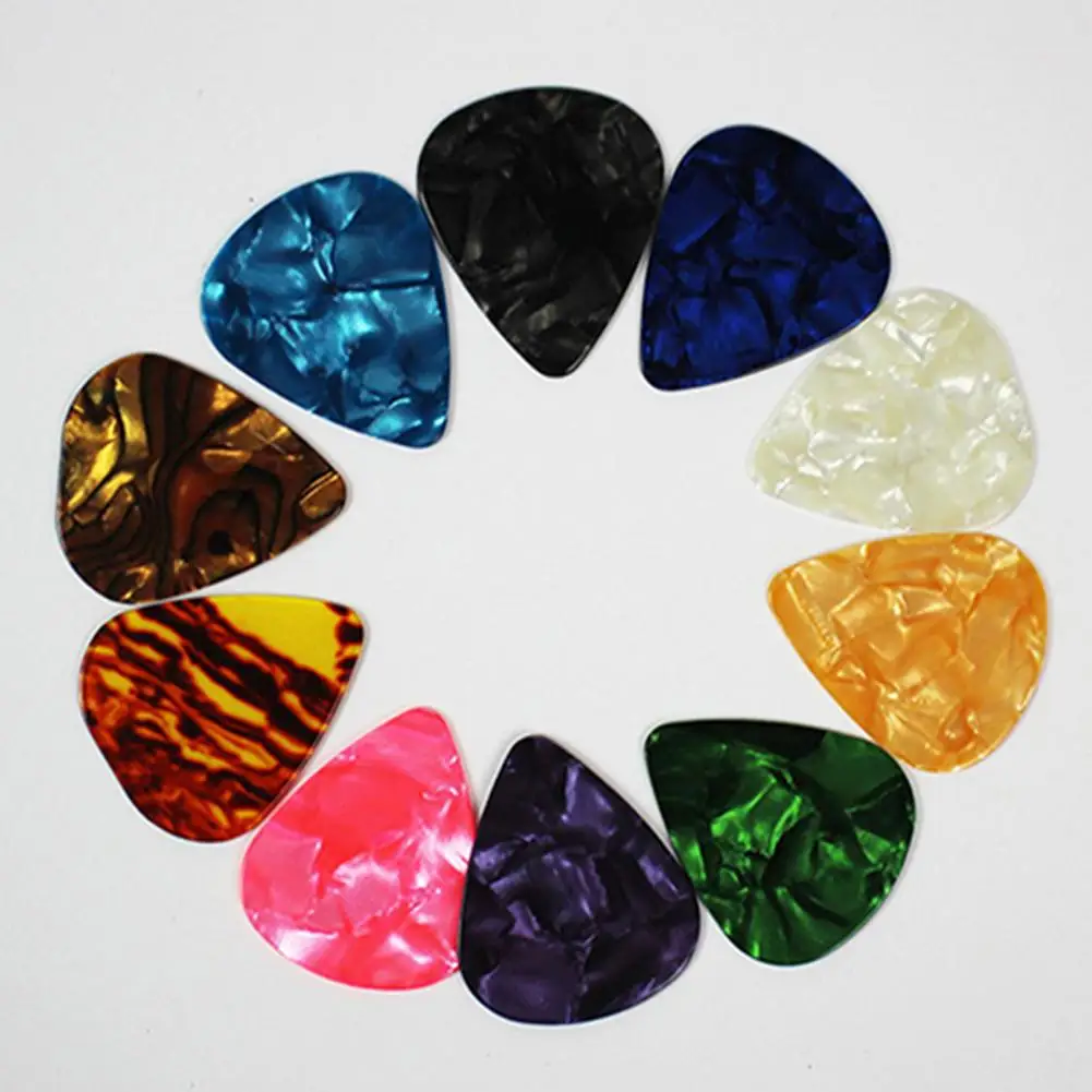 

10 Pcs New Acoustic Picks Guitar Plectrum Electric Guitar Pick Acoustic Music Picks Plectrum Thickness Guitar Accessories