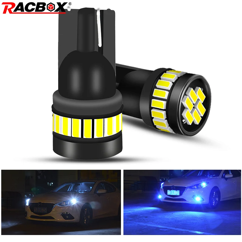 2 шт. автомобильные светодиодные лампы T10 W5W 168 194 3014 21SMD 12 в|Сигнальная лампа| |