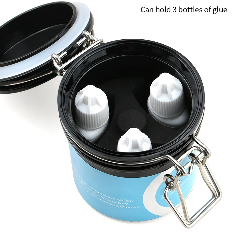 Оптовая продажа контейнер для хранения клея ресниц индивидуальная подставка