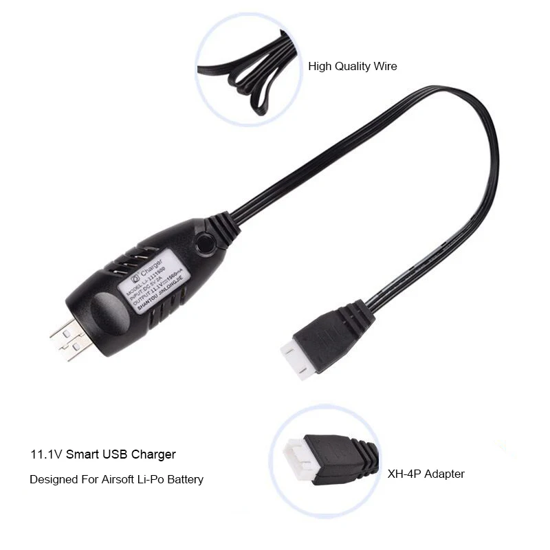 Быстрое зарядное устройство для страйкбола Арена 11 1 В 2 А AEG LiPo аккумулятор