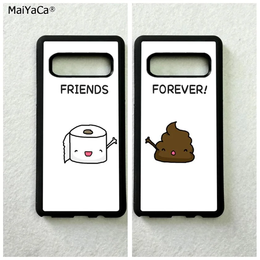 BFF туалетная бумага best friends forever мягкий чехол для телефона samsung s6 edge plus s7 s8 s9 s10 lite e
