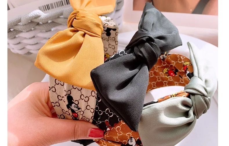 Navidad милые уши Микки Минни Маус повязка на голову рога Косплей олень аксессуары