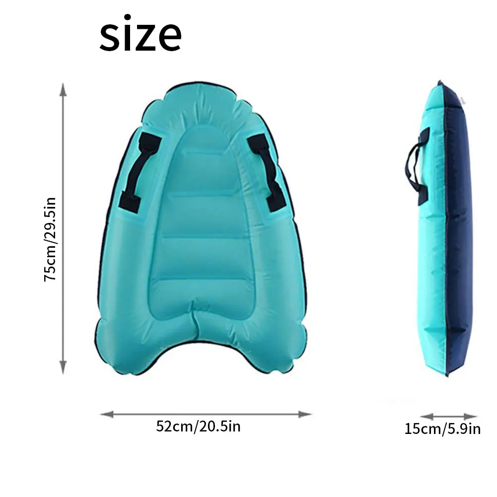 

Surfboard Surfboard Surfboard Outdoor Surfboard Outdoor Inflatable Surfboard Solid Color Buoy Kick Board Safety Surfboard At Sea
