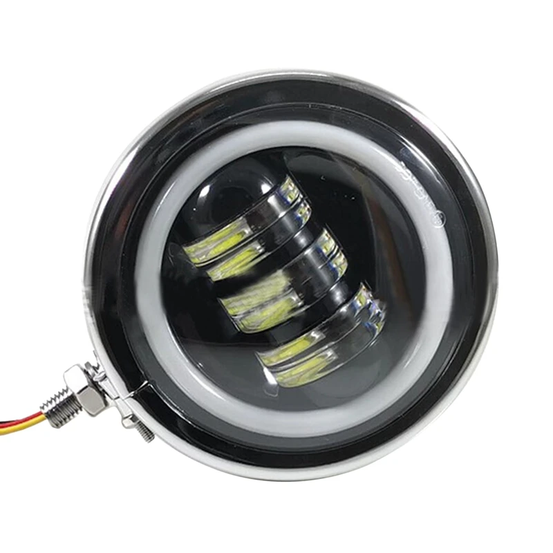 

2PCS Motorcycle Fog Light LED 4.5in Spotlight Front Fog Lamp for XL883 Glide