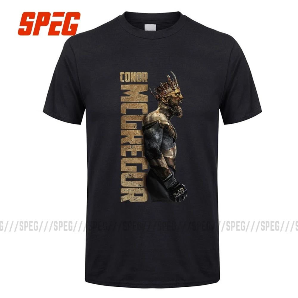 Conor McGregor Спиг король Конор Макгрегор MMA Notorious футболка мужская с коротким рукавом Топы кортон футболка с круглым вырезом одежда мужская Винтажная Футболка - Цвет: Conor McGregor