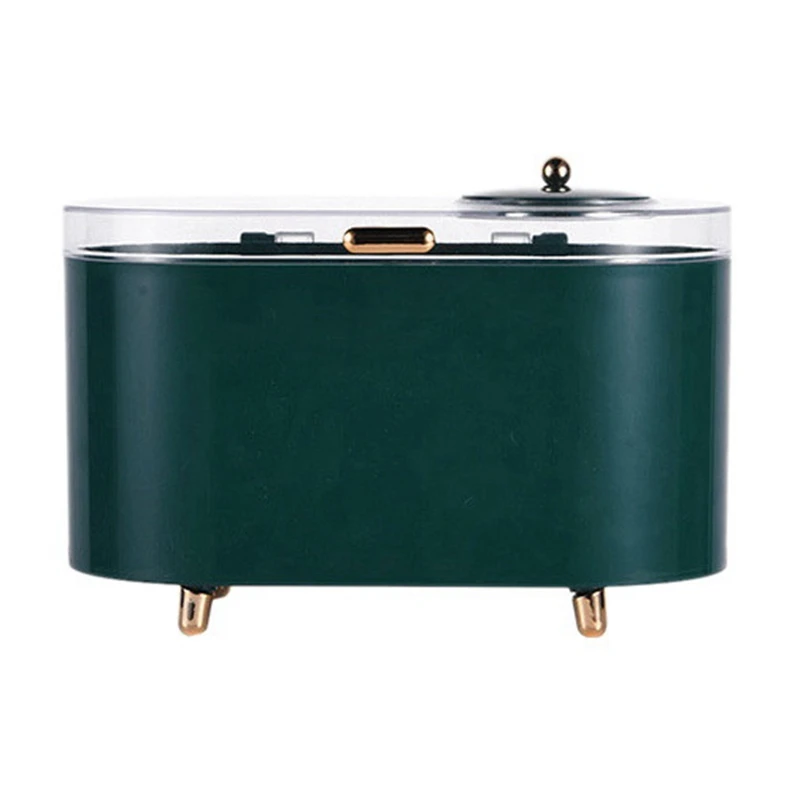 

Makeup Organizer Storage Box with Small Mirror 2L Capacity with Cover Dust-Proof Lipstick Rack Jewelry Container