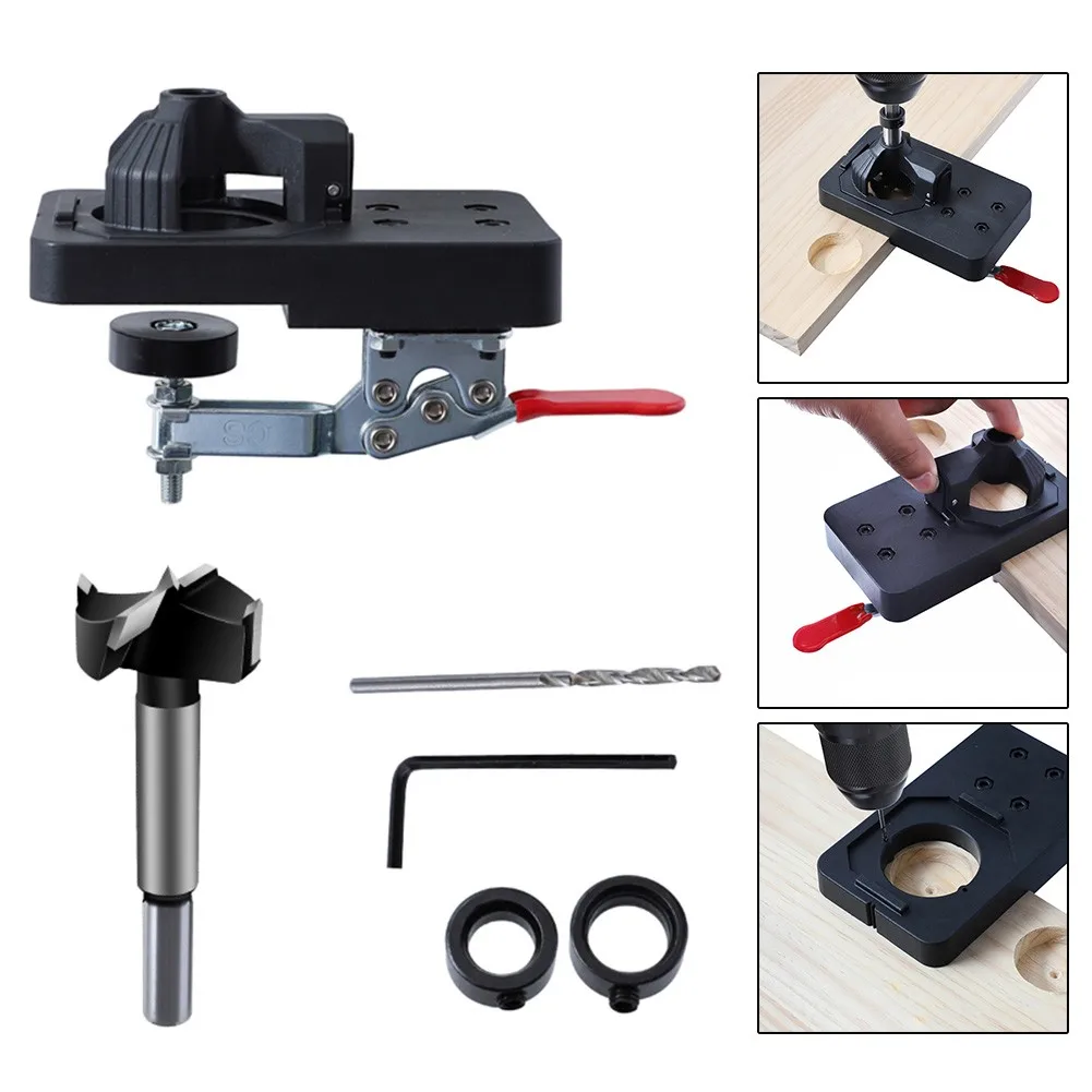

Power Tools Drill Guide Tool Workshop Equipment Hole Opener Punch Drill Bits Garden Tools Household Outdoor
