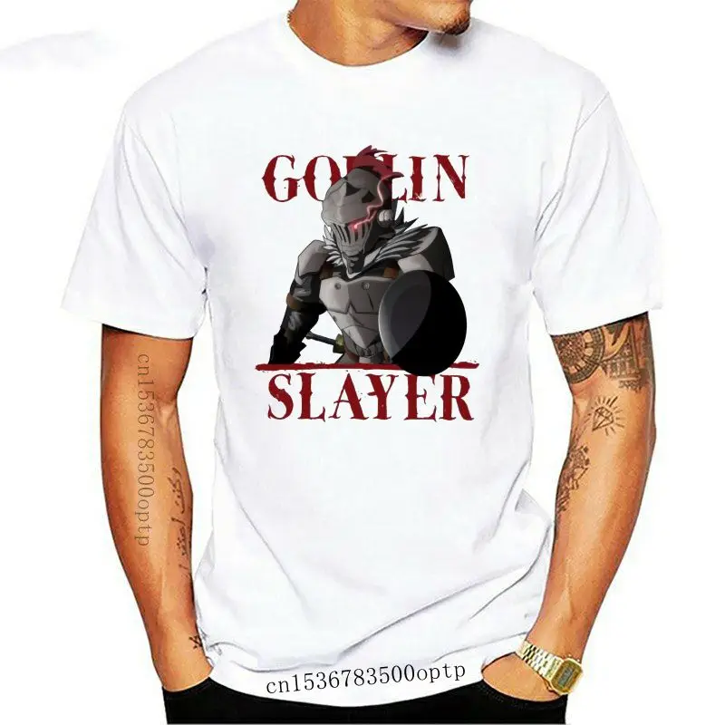 

Женская футболка с надписью «Goblin Slayer»