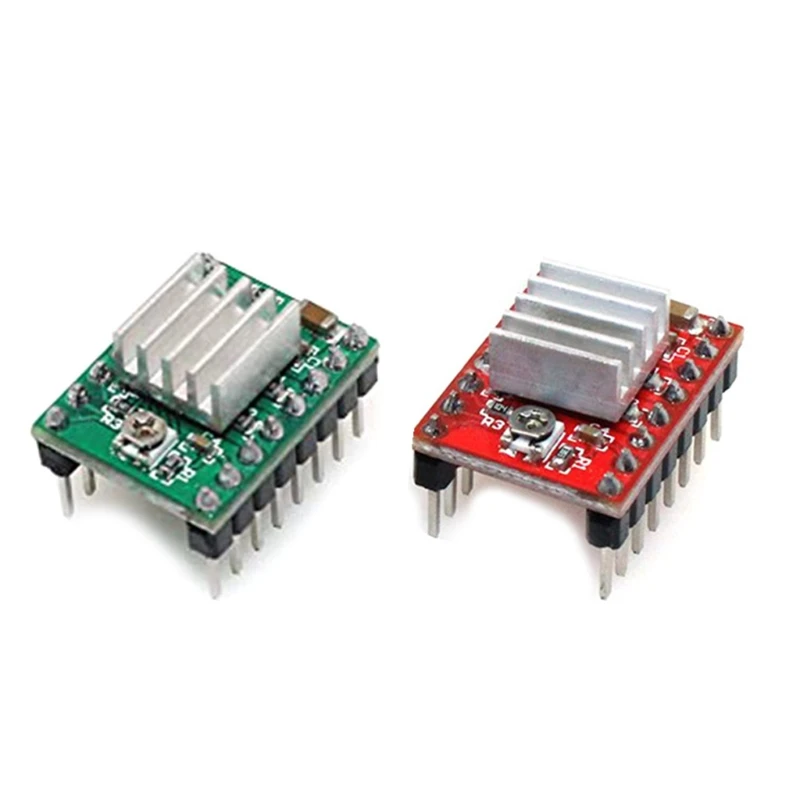 

A4988 Compatible StepStick Stepper Motor Diver Module with Aluminum Heat Sink for 3D Printer Controller Ramps 1.4