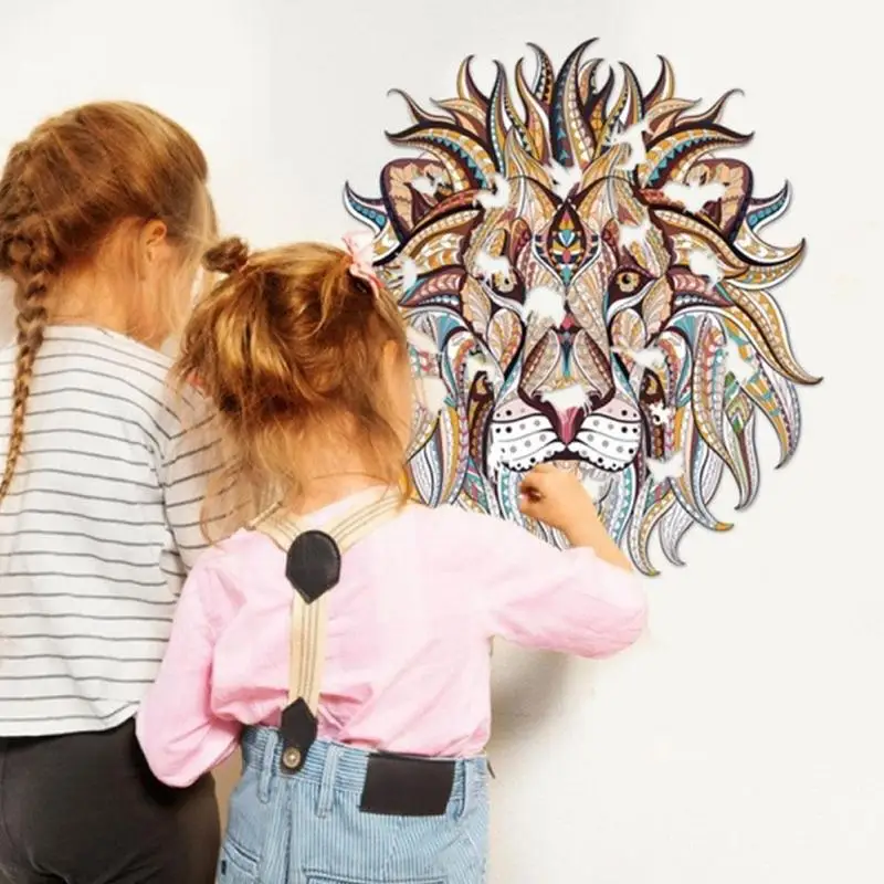 

2021 Newest Handmade Puzzle/stickers Owl Jigsaw Puzzles Children Best Jigsaw For Adult Wooden Unique Pieces Gift Shape For Y3A2