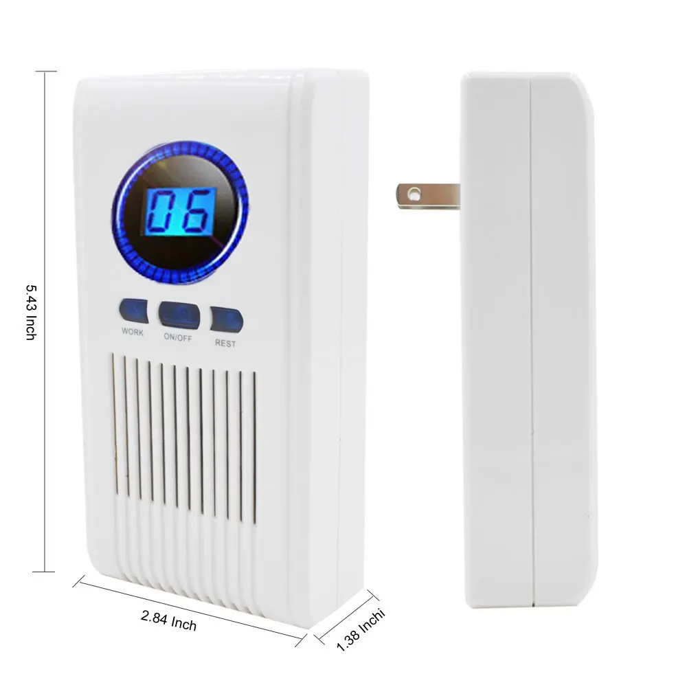 Генератор озона и очиститель озоновый ионизатор портативный воздуха с заглушкой