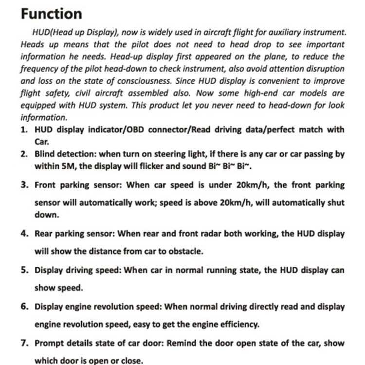 

Obd2 Car Parking System Ultrasonic Sensor