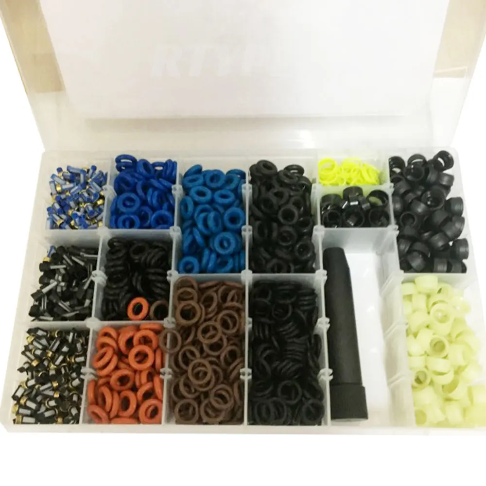 1 Box Fuel Injector Repair Kits Micro Filter Oring Plastic Parts For Universal Delphi топливный инжектор Gmc Astra Fiat Punto |