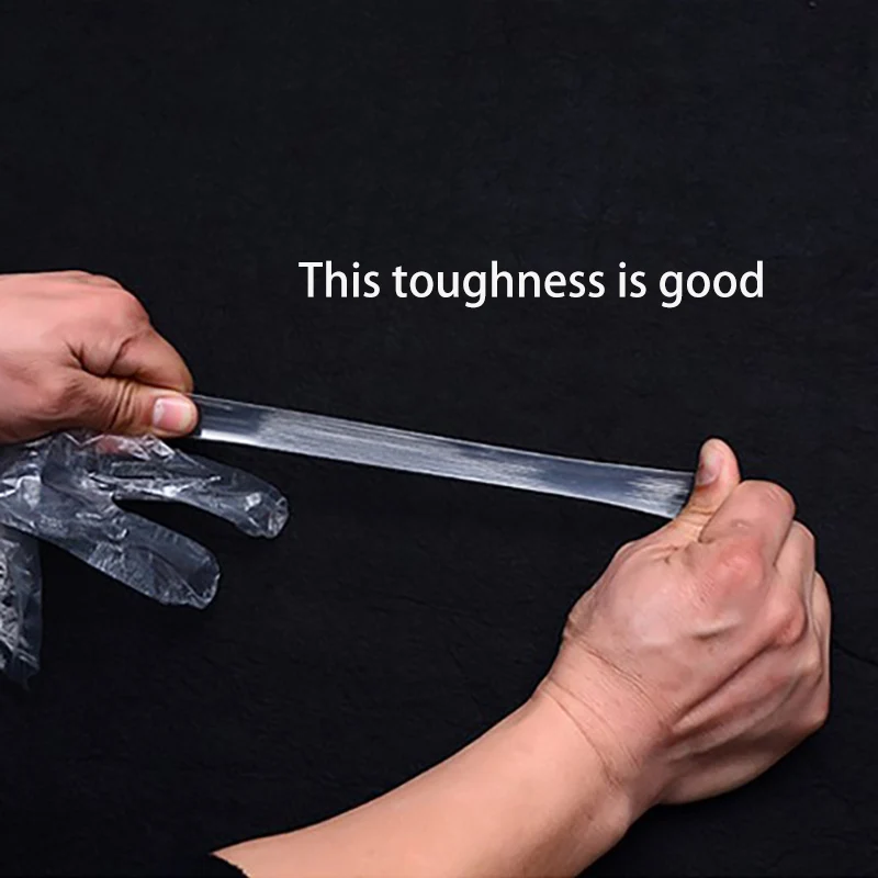 Одноразовые перчатки из полиэтилена 100 шт.|Кухонные одноразовые перчатки| |