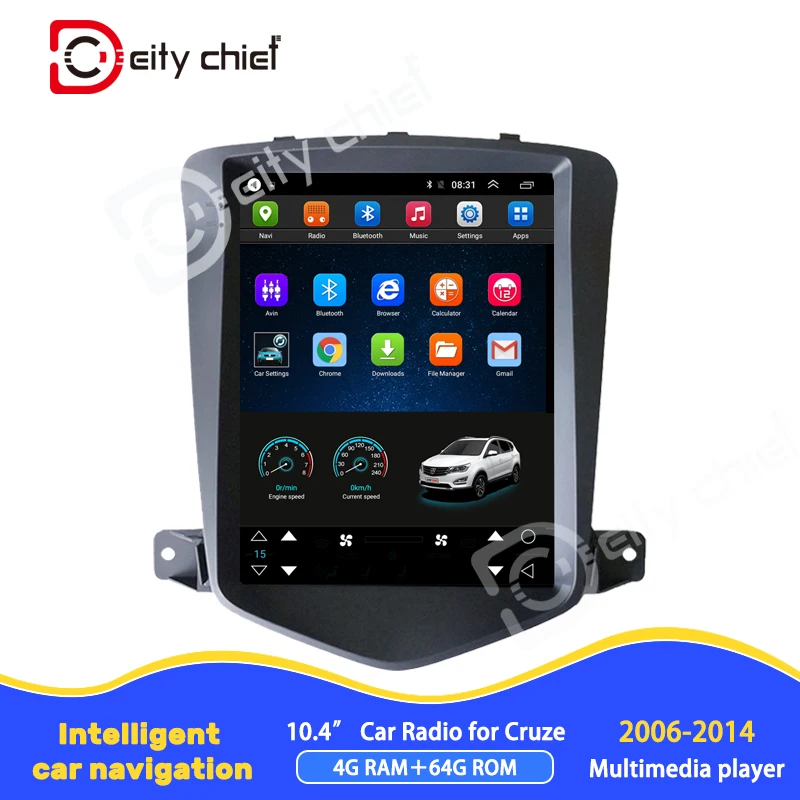 64G 8 ядер Android 1 андроид мультимедийный проигрыватель для Chevrolet Cruze 2006 2014 gps