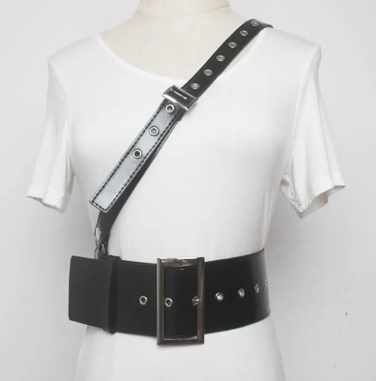 

Женские модельные корсеты из искусственной кожи, ремень с декоративным широким ремнем, R1787