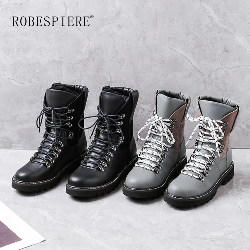 ROBESPIERE зимние сапоги новые теплые меховые плюшевые стельки женские из