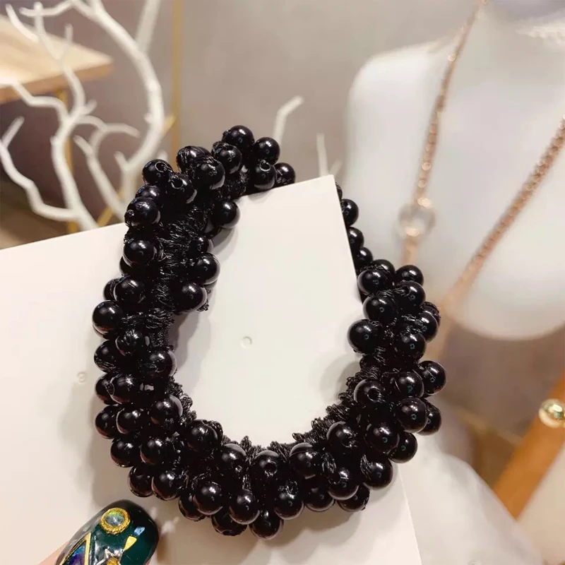 Жемчужные ободки для волос девочек резинка резиновая обувь повязка с характером