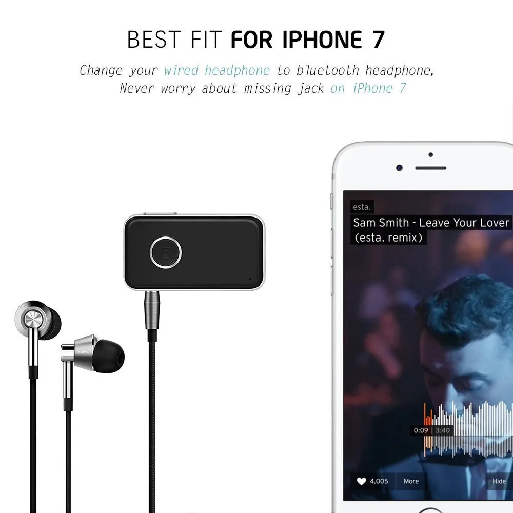 Мини беспроводной приемник адаптер 3 5 мм Музыка о MP3 плеер Hands Free Talk для