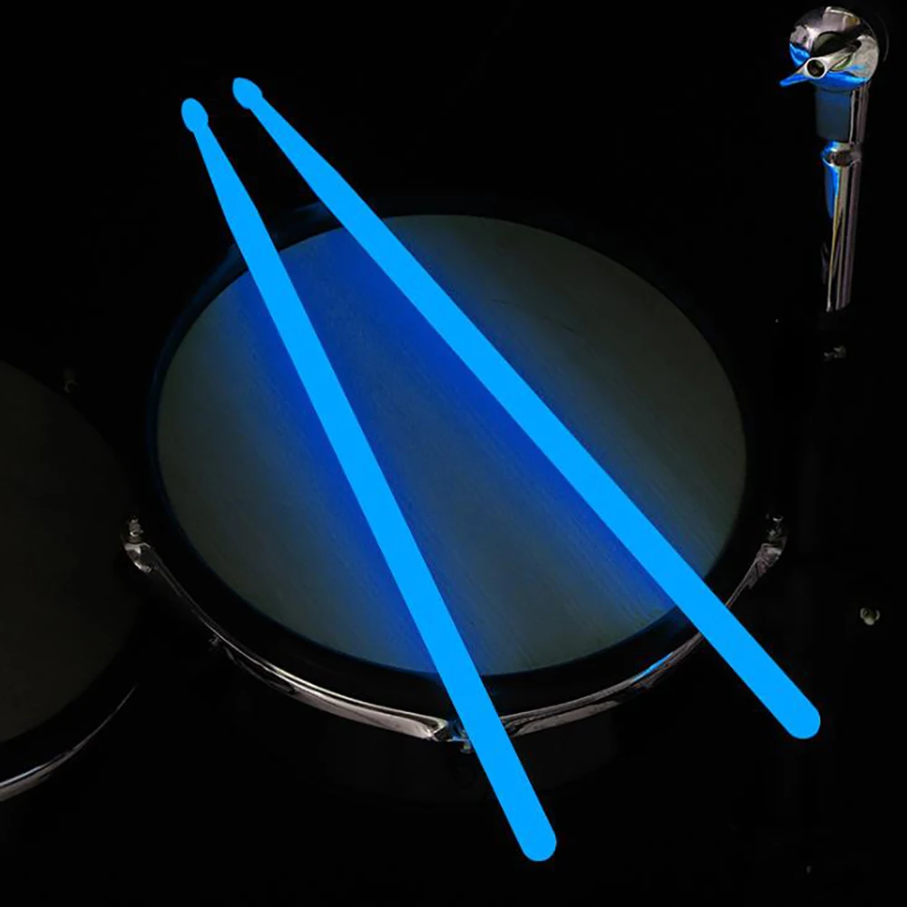 

2020 Cool LED Light Professional Drum Sticks Drum Bar Shining On The Dark Stage Performance Luminous Drumsticks Drum Accessories