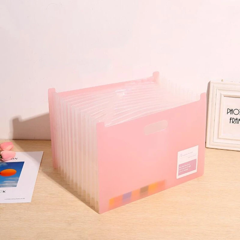 Desk File Folder Document Paper Organizer Storage Holder Multilayer Expanding Box A4 School Office Stationery | Канцтовары для