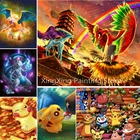 Картина из квадратных страз, картина из мультфильмов 5D сделай сам, вышивка из страз, мозаика, картина для украшения