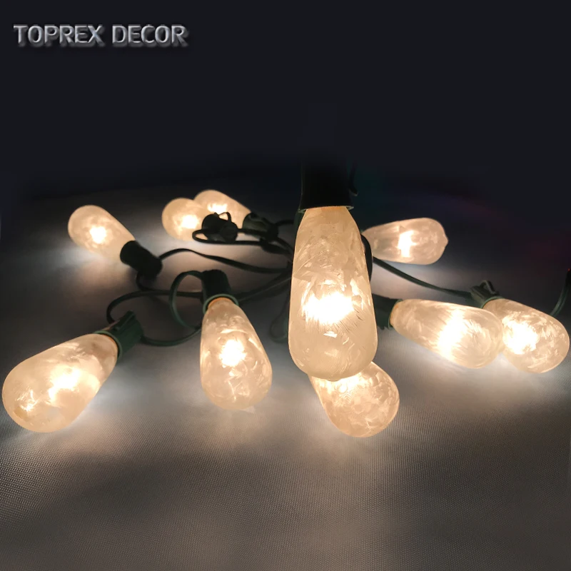 Toprex 3m E17 patio lights garden decor light chain christmas decoration lights indoor new year light home decor