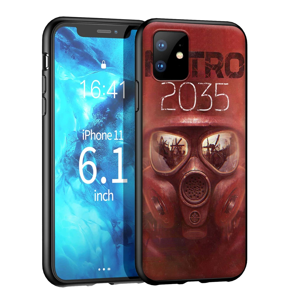 Силиконовый мягкий чехол YIMAOC Metro 2033 для iPhone 12 Mini 11 Pro XS Max XR X 8 7 6 6S Plus 5 5S SE|Бамперы| |