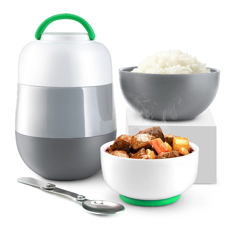 NEWYEARNEW Stainless Steel Portable Thermo for Food Jar Lunch Box Soup Thermal Container Warmer Heated Gift | Дом и сад