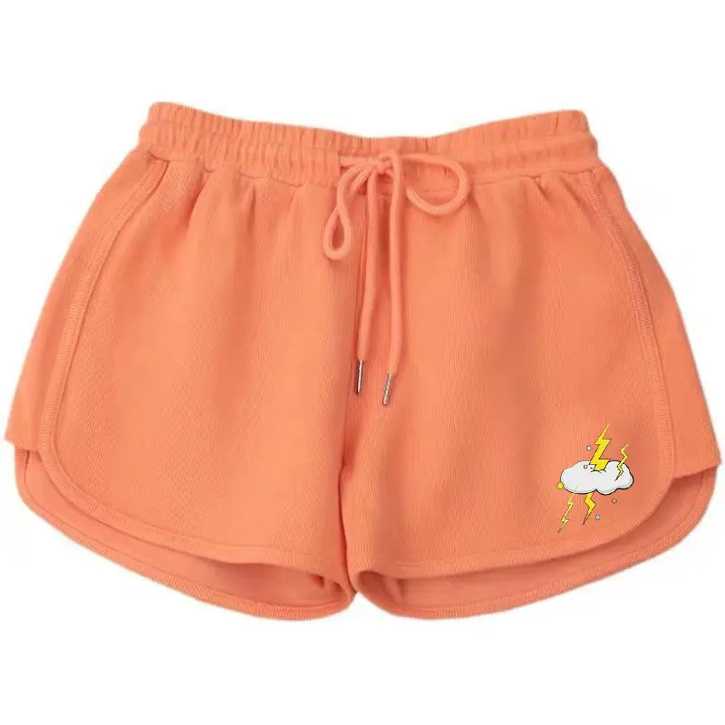 

VIDMID Children's Cotton Shorts Korean new sports pants baby girls wear loose casual wide legged pants summer shorts P6071 07