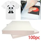 100 шт. печать футболок на термопереносной бумаге легкая ткань