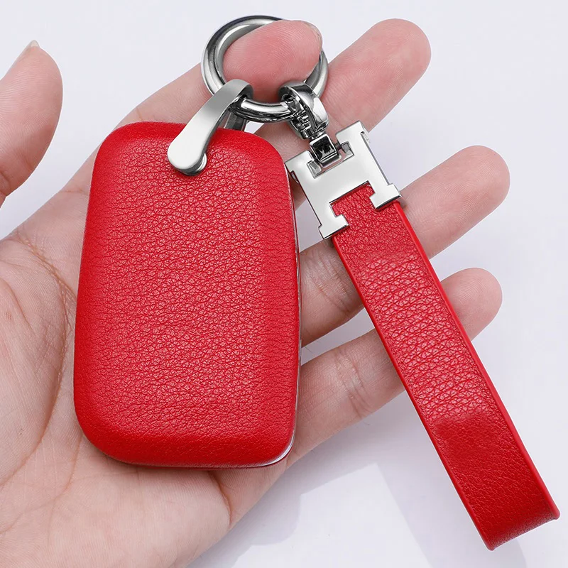 Car Leather Key Case Cover For Skoda Octavia combi A5 A7 Volkswagen VW Polo Golf 7 MK7 Keychain Bag Accessories |