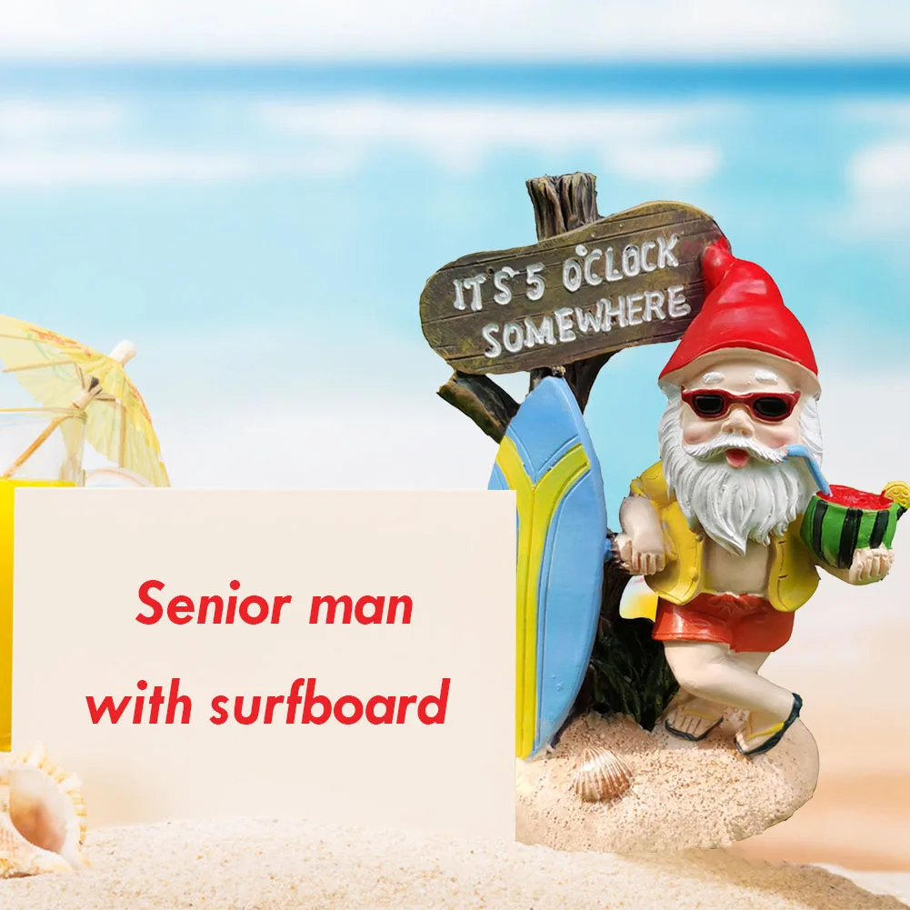 

Cartoon Handmade Dwarf Resin Figurine Christmas Gift Home Festival Decorations Wedding Party Painting Decoration