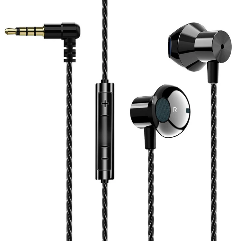 3.5mm Phone Headset Smart Magic Sound Round Jack Noise Cancelling Volume Control In-ear Sports Earbuds Stereo | Электроника