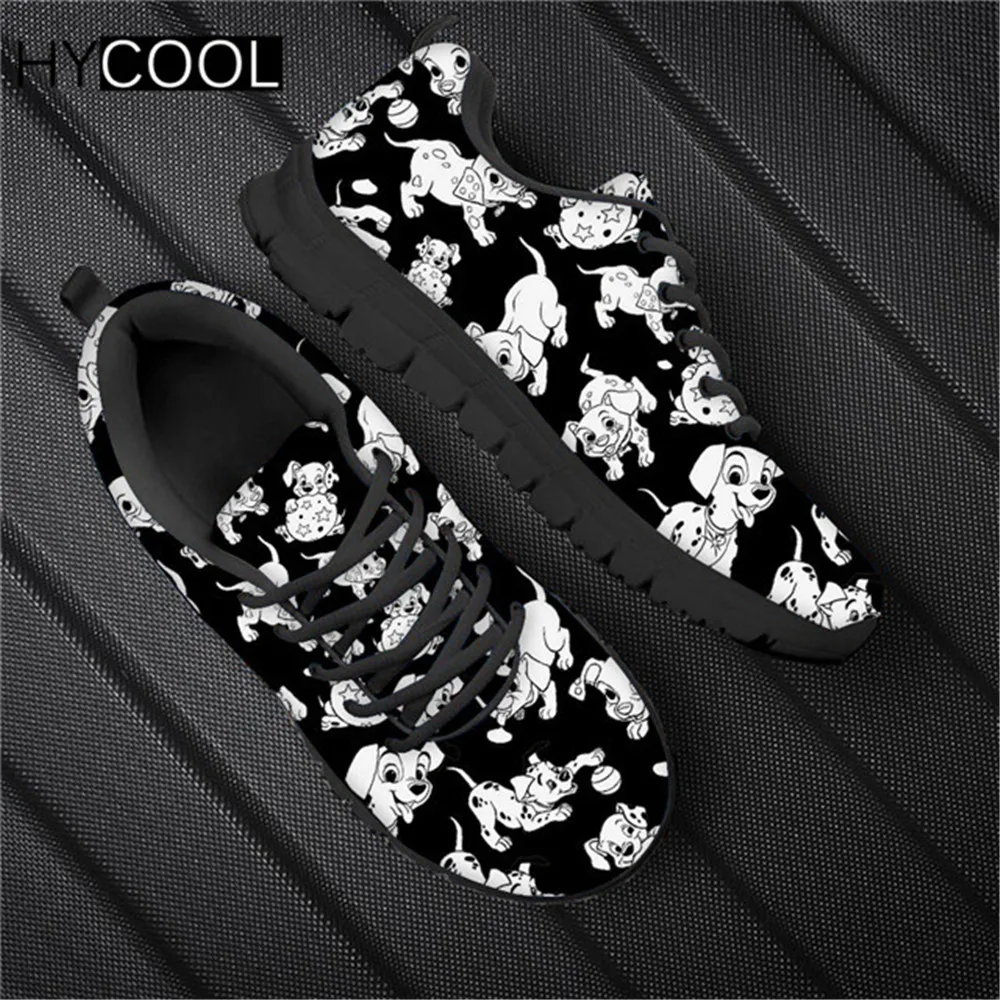 

HYCOOL Spring Summer Running Shoes for Male Female Dalmatian Dog Print Soft Gym Breathable Men Sport Sneakers Scarpe Masculino
