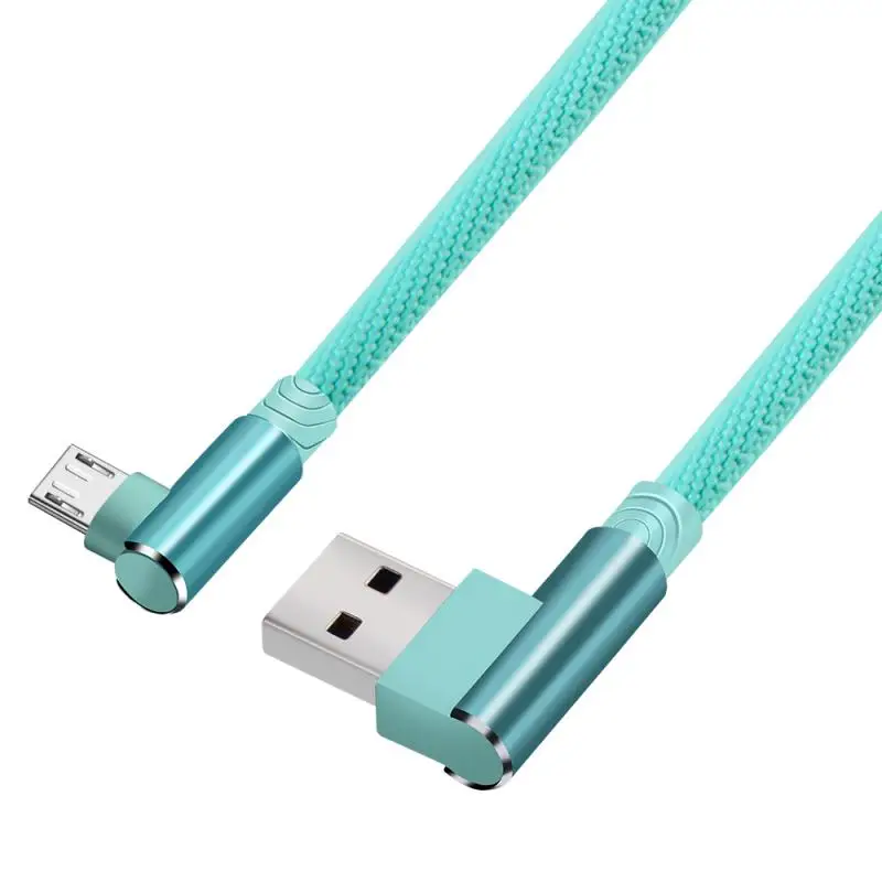 1 м 2 3 90 градусов USB кабель для быстрой зарядки Android Samsung Xiaomi Huawei Быстрая