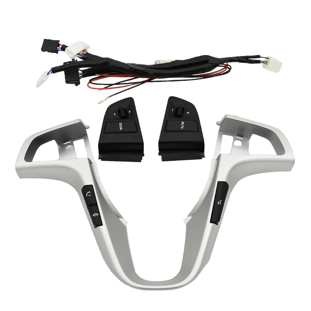 (7 с аккумулятором Трехцветная подсветка) Многофункциональная кнопка руль для