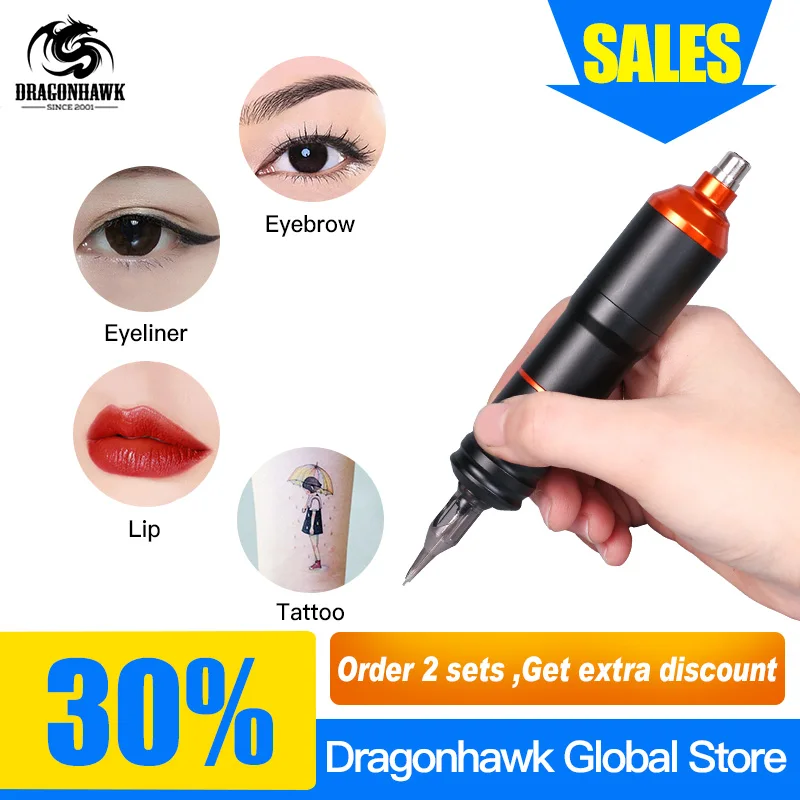 Профессиональная Татуировка Перманентный макияж ручка машина бровей Макияж