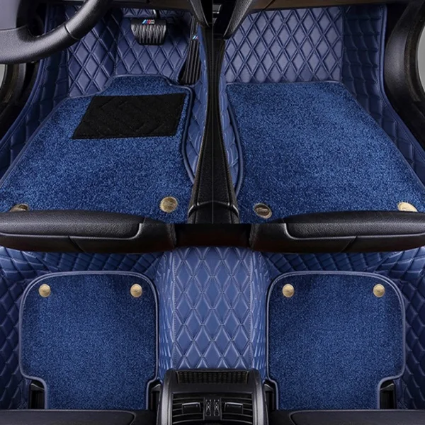 Автомобильные коврики для Mercedes Benz W203 W204 W205 C class 180 200 220 250 300 350 C160 C180 C200 C220 C300 C350 ковер вкладыши - Название цвета: Blue A