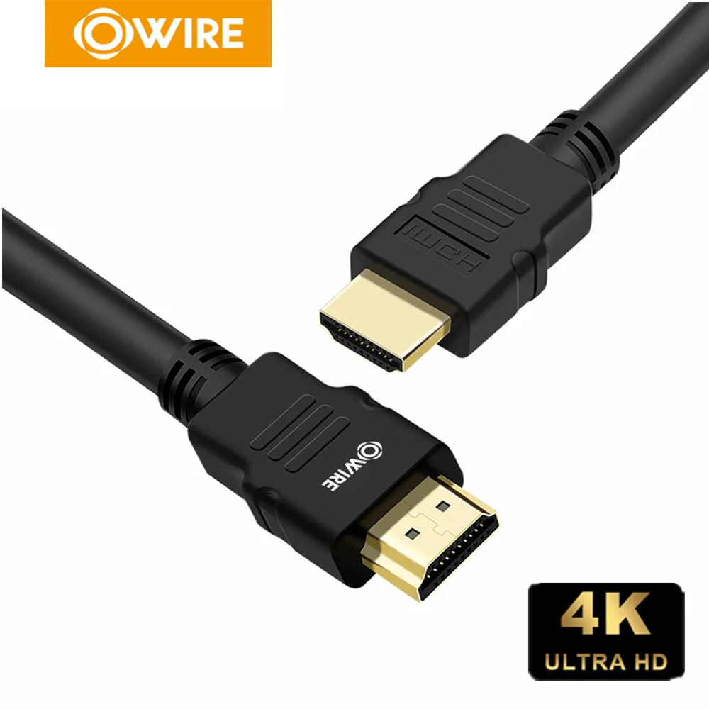 Металлический кабельный разъем OWIRE 0 5 м HDMI2.0 поддерживает 3D 4K x 2K высокоскоростную