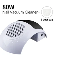 80w powerful nail vacuum cleaner for manicure machine nail gel polish vacuum cleaner manicure machine nail art salon tool