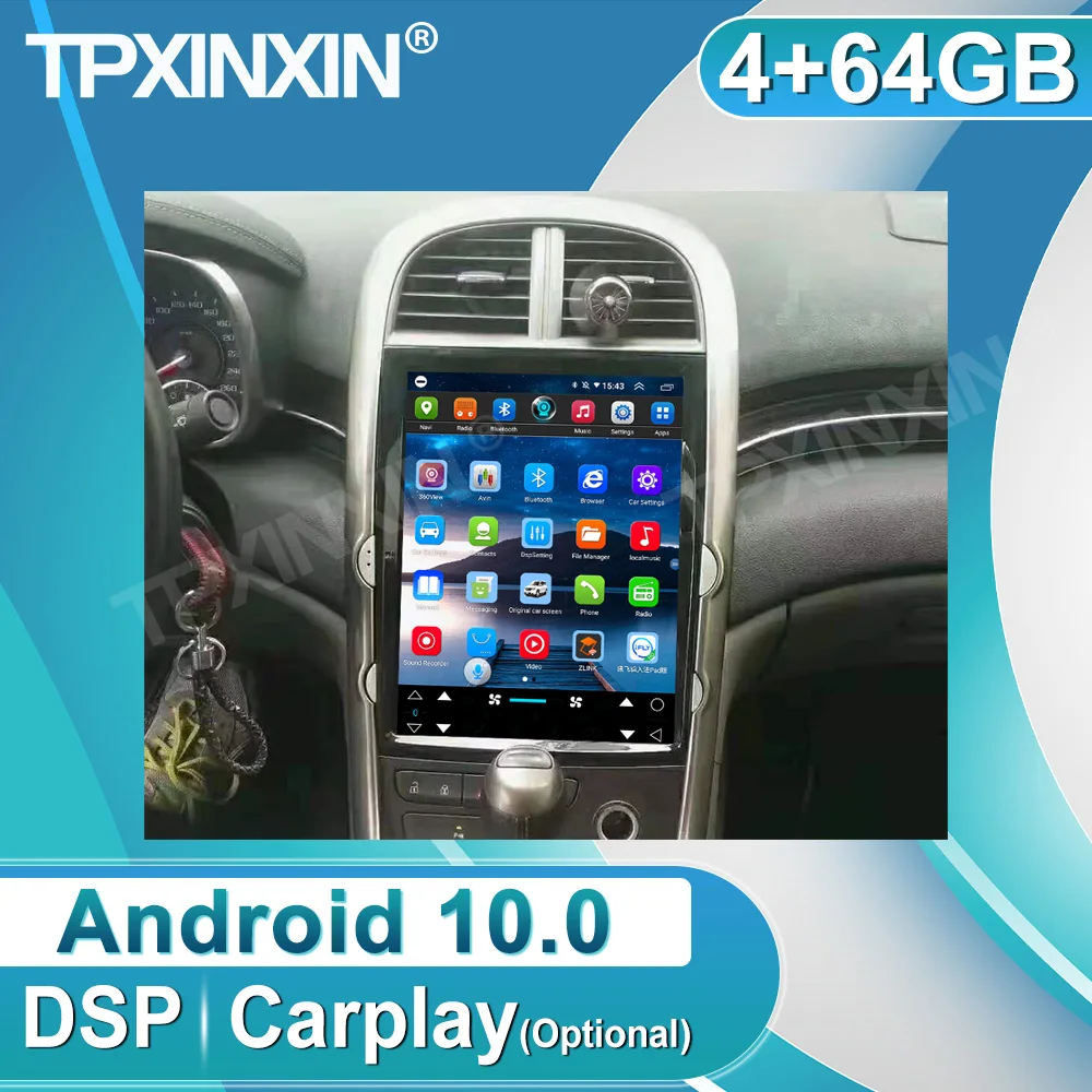 

Автомагнитола Buit-in Carplay DSP на Android 10, экран 12,1 дюйма, 4 Гб + 64 ГБ