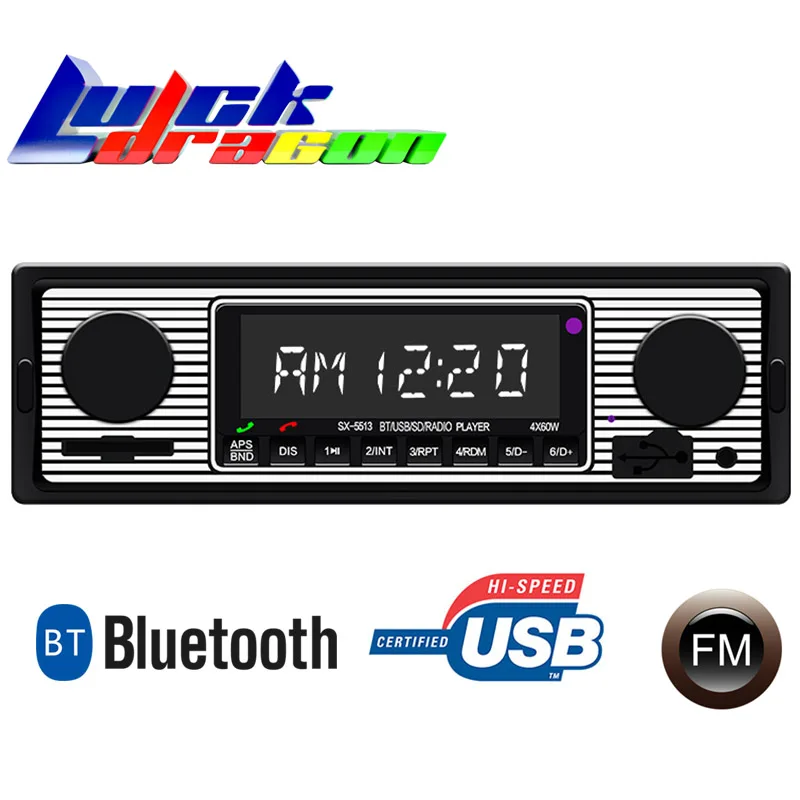 Автомобильный стерео Bluetooth громкой связи гарнитура для авто светодиодный