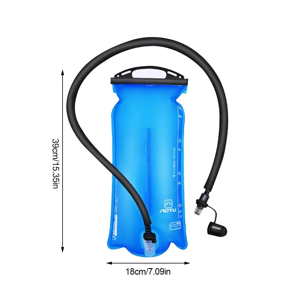 

2L TPU Hydration Bladder Odorless Water Reservoir Bag with Insulated Tube Hydration Pack for Cycling Hiking Running Climbing